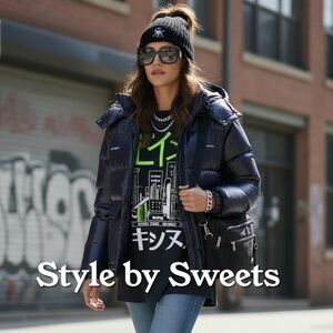 Madhappy × Columbia 2 in 1 Puffer Jacket Vest Dark Nocturnal Size Medium